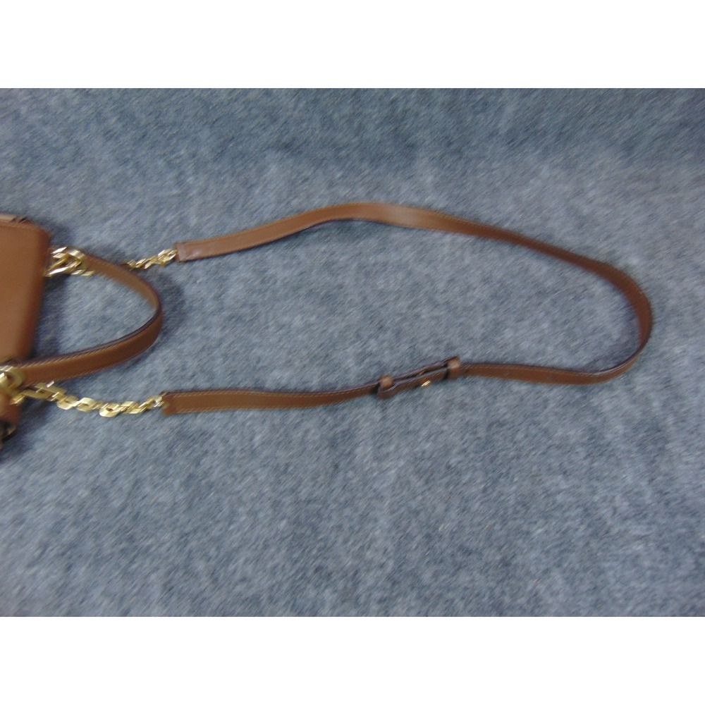 Michael Kors Hamilton Traveler Crossbody Brown Leather‎ Turnlock Bag 30F3AWHM2T - Picture 15 of 16